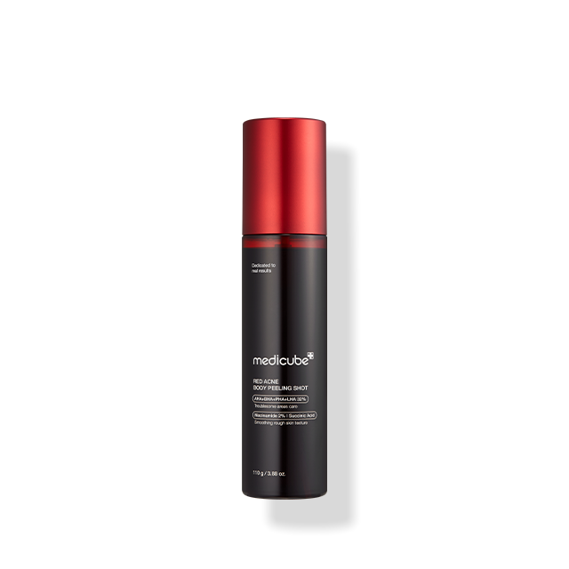 MEDICUBE MEDICUBE Red Acne Body Peeling Shot 110g - soothing - front bottle shot