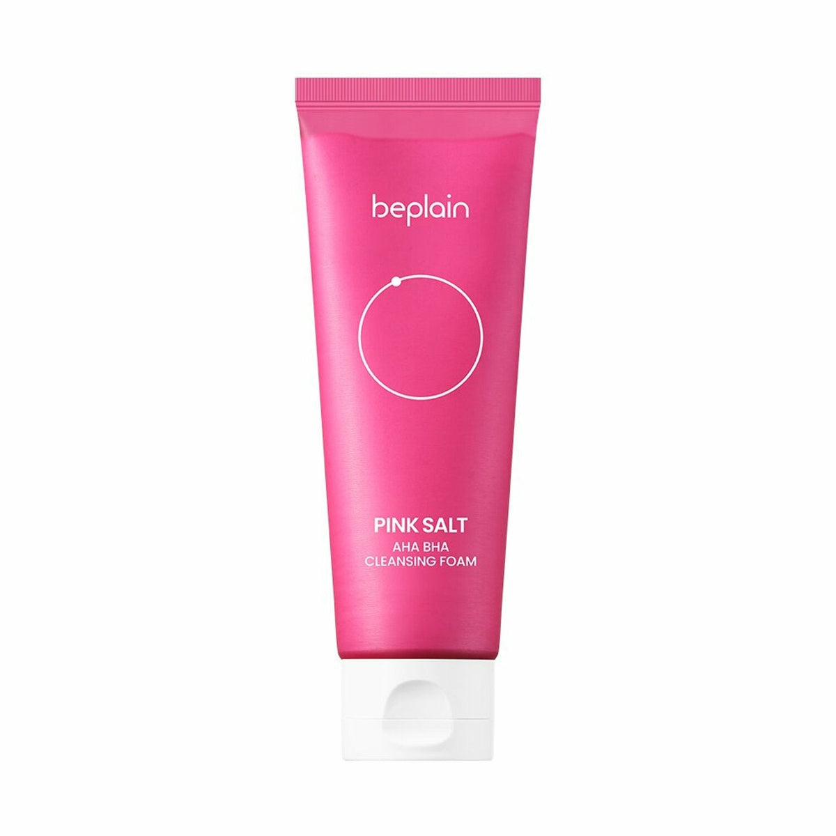 beplain beplain Pink Salt AHA BHA Cleansing Foam 120ml - pore care - front bottle shot
