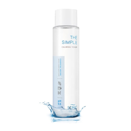 SCINIC SCINIC The Simple Calming Toner 145ml - soothing - front bottle shot