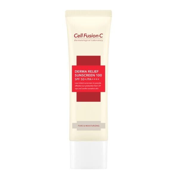 Cell Fusion C Cell Fusion C Derma Relief Sunscreen 100 SPF50+ PA++++ 50ml - soothing - front bottle shot