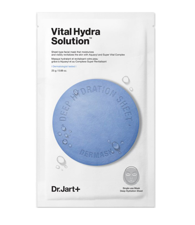 Dr.Jart+ Dr.Jart+ Dermask Water Jet Vital Hydra Solution Face Mask Sheet 25g X 5ea - hydrating - front bottle shot