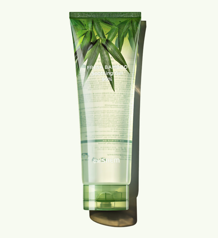 The SAEM the SAEM Fresh Bamboo Soothing Gel 99% 250ml - hydrating - front bottle shot