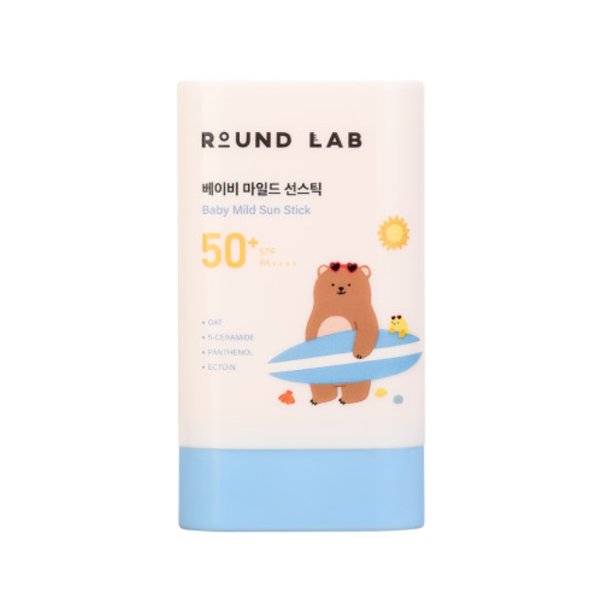 ROUND LAB ROUND LAB Baby Mild Sun Stick SPF 50+ PA++++ 21g - sun protection - front bottle shot