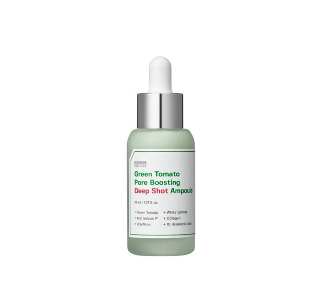 SUNGBOON EDITOR SUNGBOON EDITOR Green Tomato Pore Boosting Deep Shot Ampoule 30ml - pore care - front bottle shot