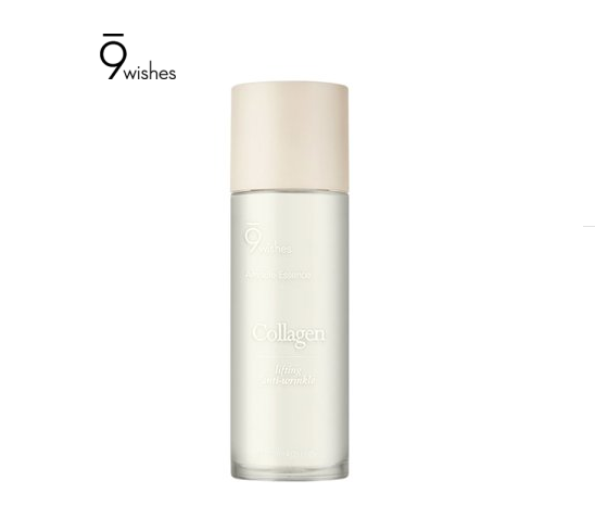 9wishes 9wishes Vegan Collagen Ampoule Essence 120ml - hydrating - front bottle shot