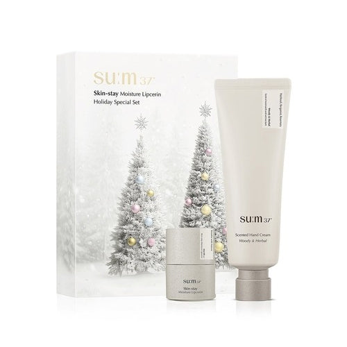 su:m37 su:m37 Skin Stay Lipcerin Gift Set - hydrating - front bottle shot