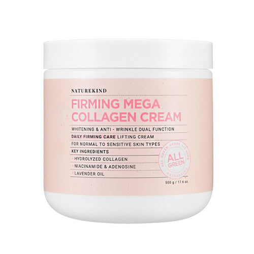 NATUREKIND NATUREKIND Firming Mega Collagen Cream 500g - hydrating - front bottle shot
