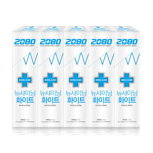 2080 2080 New Shining White Toothpaste 140g x 5ea - daily care - front bottle shot