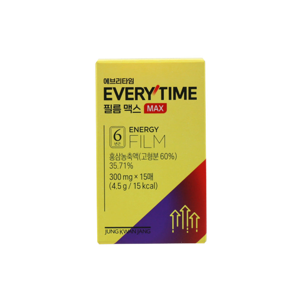 JUNG KWAN JANG Jung Kwan Jang Every Time Film Max 300mg * 15ea (15-day supply) - daily care - front bottle shot