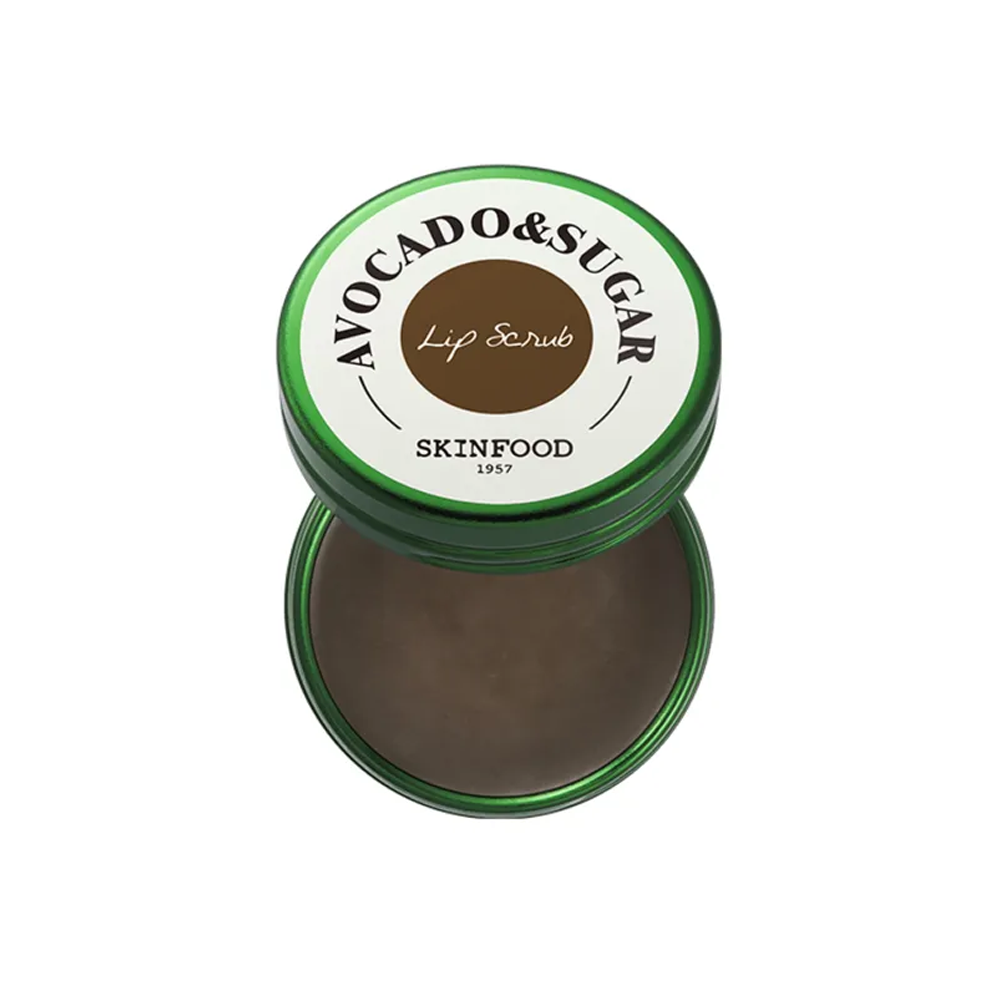 SKINFOOD SKINFOOD Avocado & Sugar Lip Scrub 14g - hydrating - front bottle shot