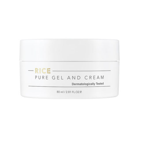 THANK YOU FARMER THANK YOU FARMER Rice Pure Gel and Cream 80ml - hydrating - front bottle shot