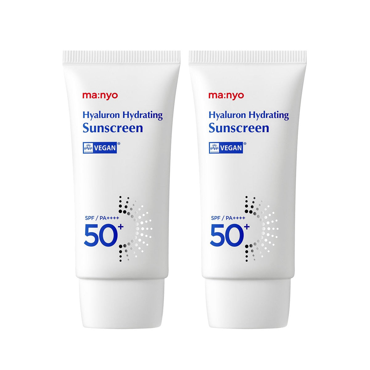 ma:nyo ma:nyo Hyaluron Hydrating Sunscreen SPF50+ PA++++ 50ml x 2ea - hydrating - front bottle shot