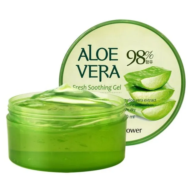 MediFlower MediFlower Aloe Vera Fresh Soothing Gel 300ml - hydrating - front bottle shot
