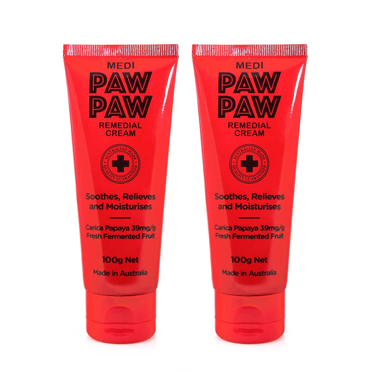 MEDI PAW PAW MEDI PAW PAW Remedial Cream 100g x 2ea - hydrating - front bottle shot