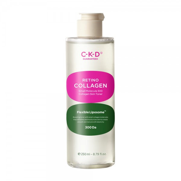 CKD CKD Retino Collagen Small Molecule 300 Collagen Skin Toner 250ml - brightening - front bottle shot