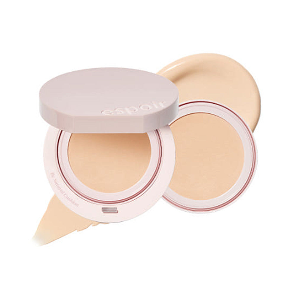 espoir espoir Be Natural Cushion SPF50 PA++++ 14g *2ea (Original+Refill) - anti-aging - front bottle shot