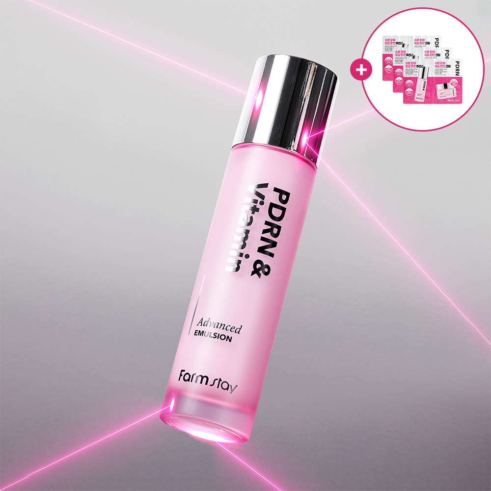 Farmstay Farmstay PDRN & Vitamin Advanced Emulsion 100ml - hydrating - front bottle shot