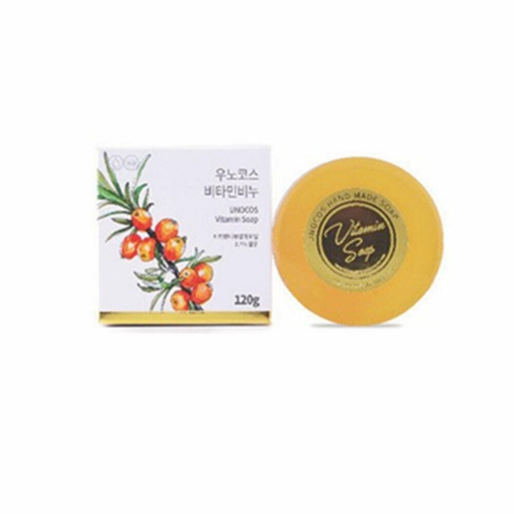 UNOCOS UNOCOS Vitamin Soap Skin Health Moisturizing Deep Cleansing Effect 120g - hydrating - front bottle shot