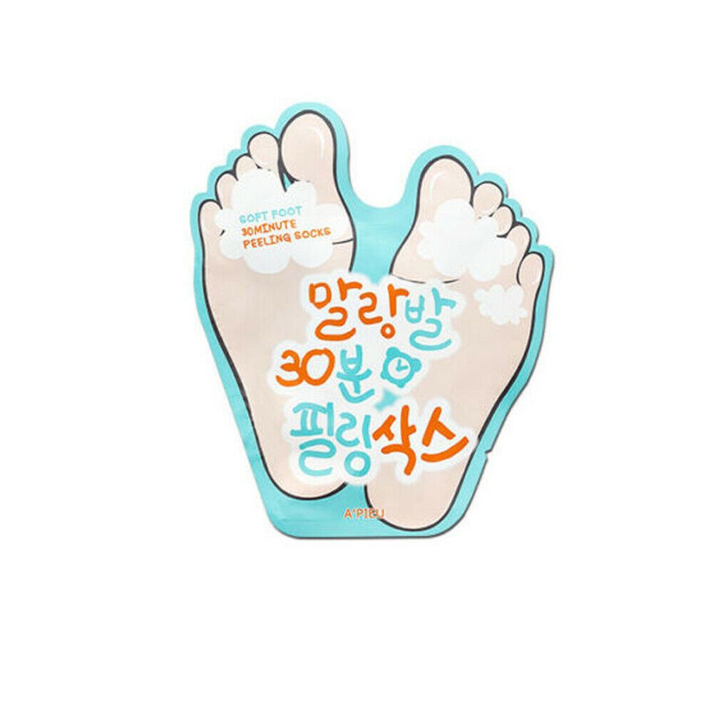A'PIEU A'PIEU Soft Foot 30 Minute Peeling Socks 40ml - exfoliating - front bottle shot