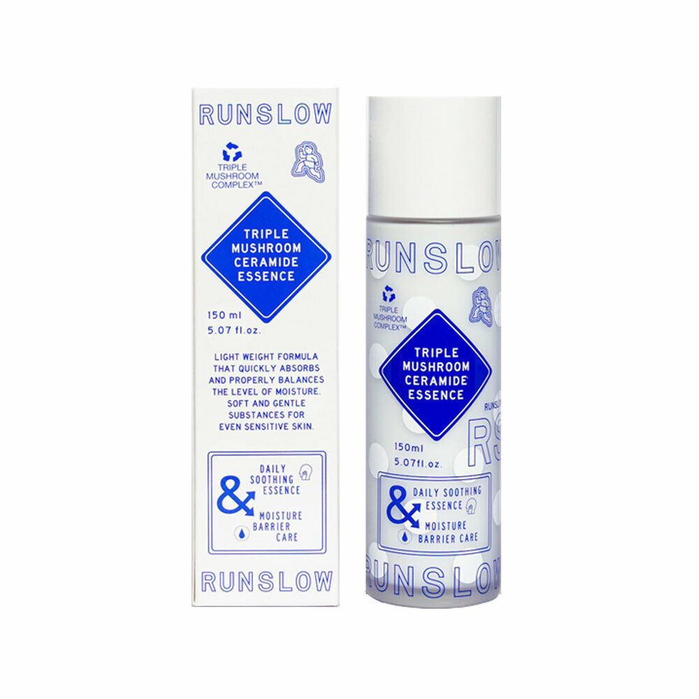 UNITBRAND UNITBRAND Runslow Triple Mushroom Ceranide Essence 150ml - hydrating - front bottle shot