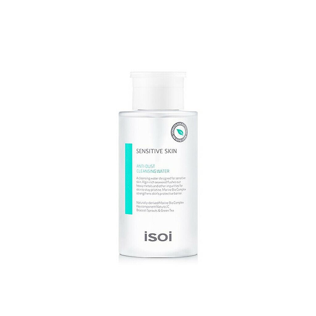 ISOI ISOI Sensitive Skin Anti-Dust Cleansing Water 300ml - hydrating - front bottle shot