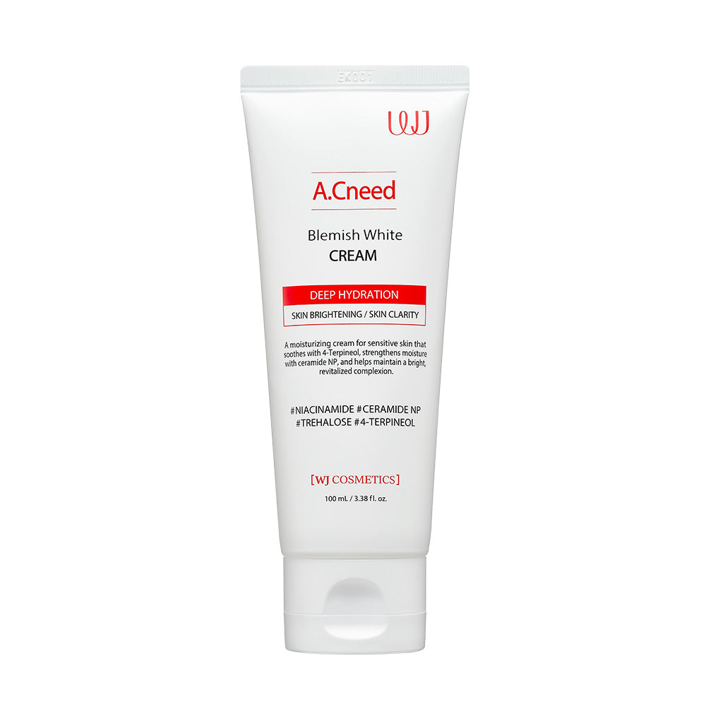 WJ WJ Blemish White Cream 100ml - soothing - front bottle shot