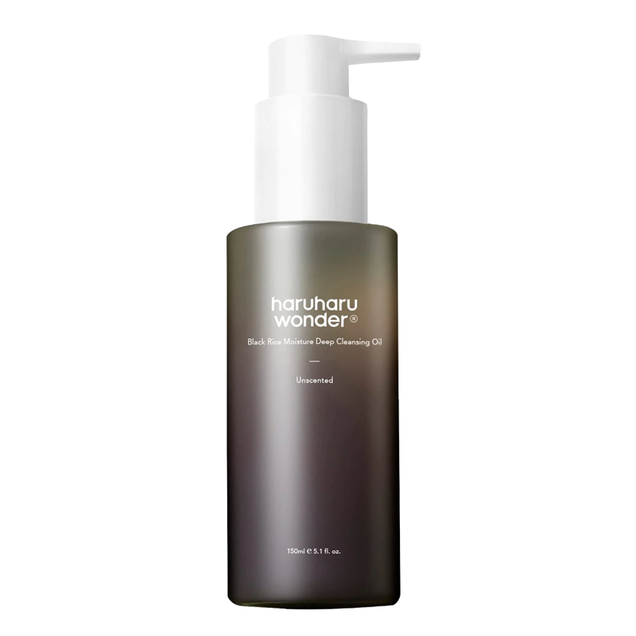 haruharu wonder haruharu wonder Black Rice Moisture Deep Cleansing Oil 150ml - hydrating - front bottle shot