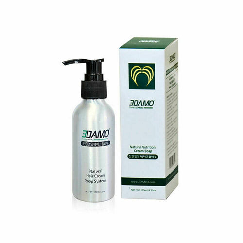 3DAMO 3DAMO Natural Nutrition Hair Cream Soap Scalp 120ml - daily care - front bottle shot