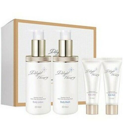 OHUI OHUI Delight Therapy Body Set Body Lotion and Body Wash 300ml*2ea - hydrating - front bottle shot