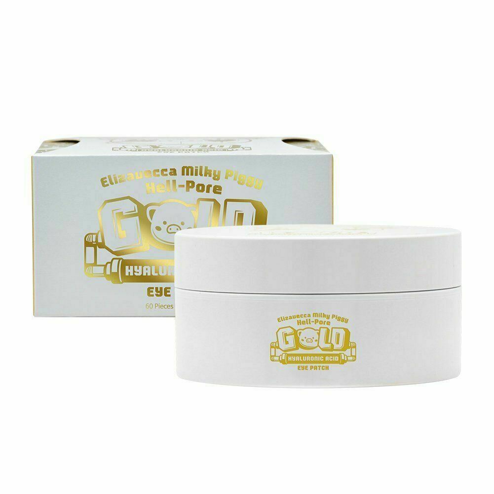 Elizavecca Elizavecca Milky Piggy Hell-Pore Gold Hyaluronic Acid Eye Patch 60ea 90g - pore care - front bottle shot
