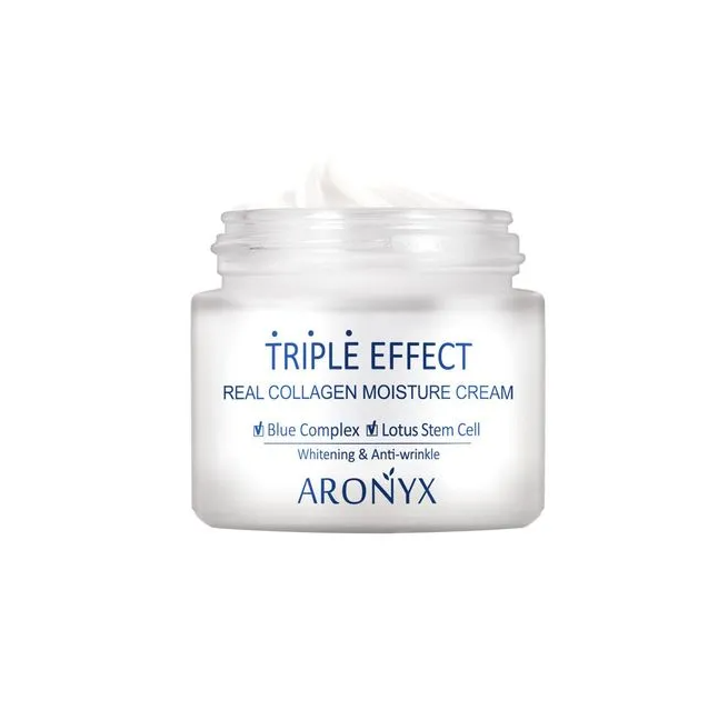 MediFlower MediFlower ARONYX Triple Effect Real Collagen Moisture Cream 50ml - hydrating - front bottle shot
