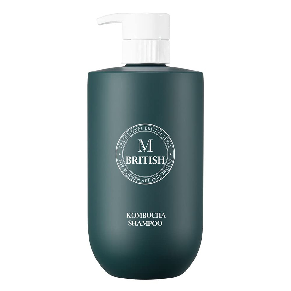 BRITISH M BRITISH M Kombucha Shampoo 750ml - nourishing - front bottle shot