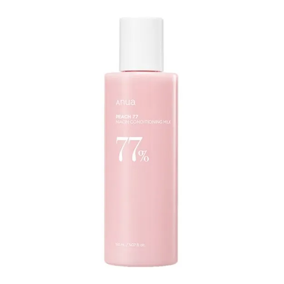 Anua Anua Peach 77 Niacin Conditioning Milk 150ml - hydrating - front bottle shot