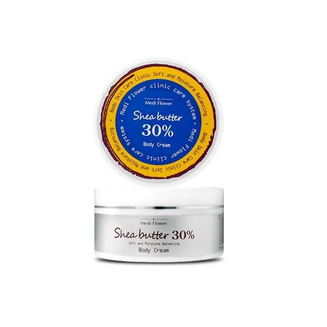 MediFlower MediFlower Shea Butter 30% Body Cream 150g - hydrating - front bottle shot