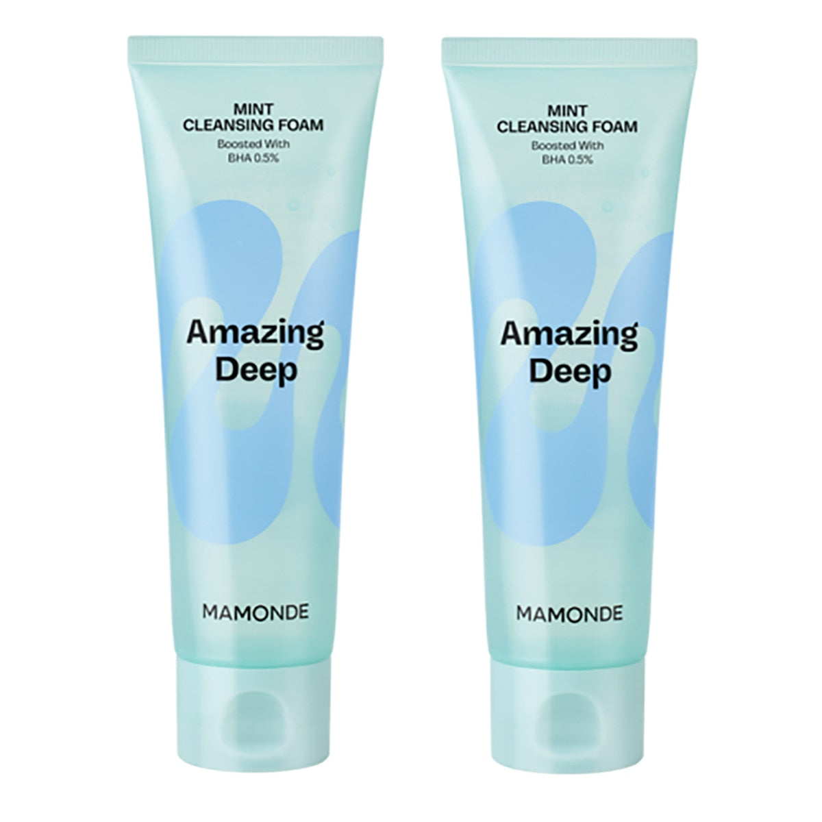 Mamonde MAMONDE Amazing Deep Mint Cleansing Foam 120ml x 2ea - soothing - front bottle shot