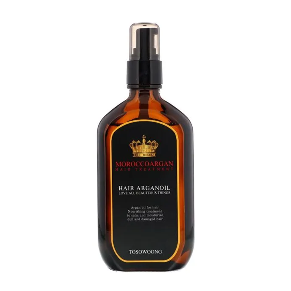 TOSOWOONG TOSOWOONG Morocco Argan Hair Oil 100ml - hydrating - front bottle shot