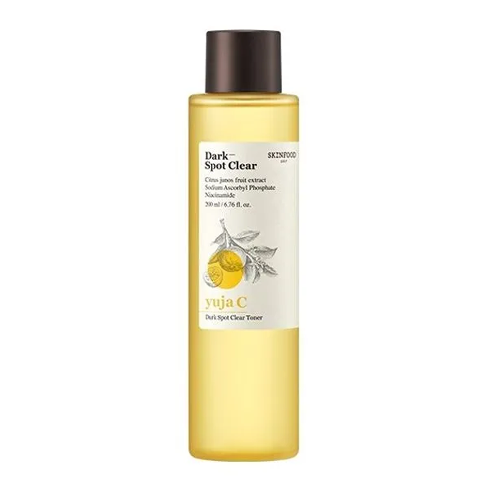 SKINFOOD SKINFOOD Yuja C Dark Spot Clear Toner 200ml - acne care - front bottle shot