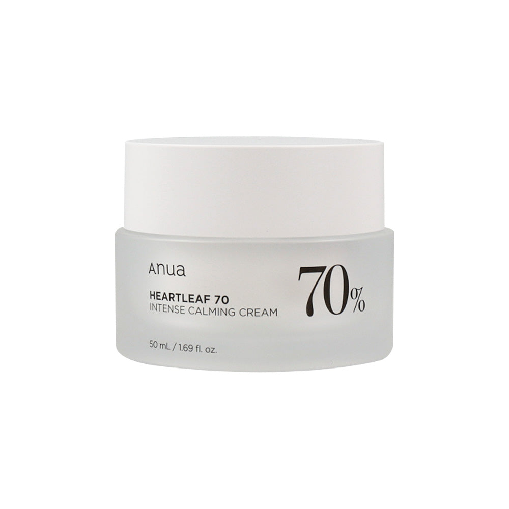 Anua [Open Box] Anua Heartleaf 70 Intense Calming Cream 50ml - hydrating - front bottle shot