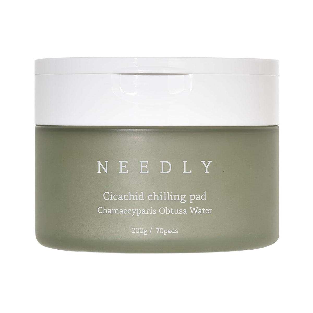 NEEDLY NEEDLY Cicachid Chilling Pad 70ea - soothing - front bottle shot