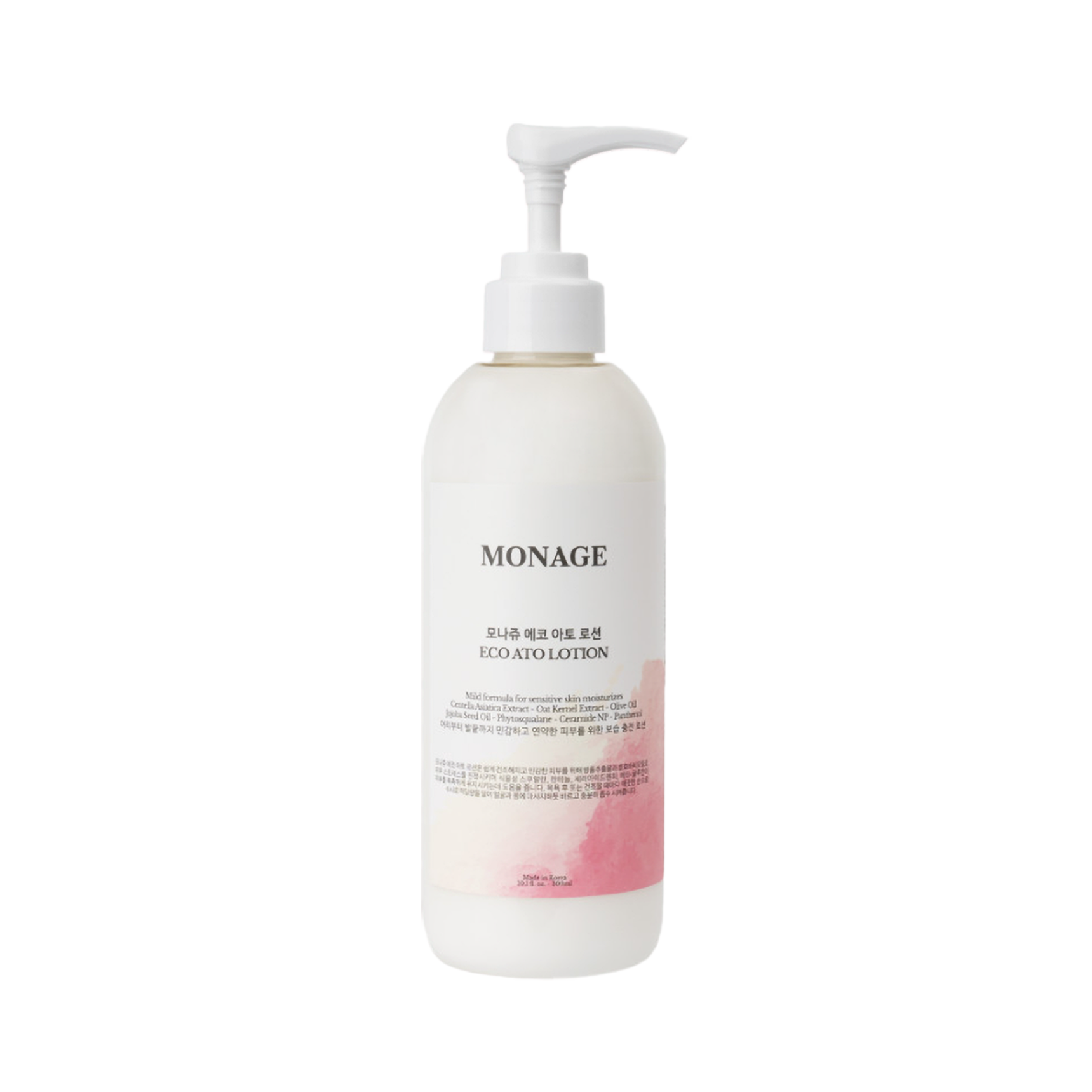 MONAGE MONAGE Vegan All In One Ato Lotion 300ml - hydrating - front bottle shot