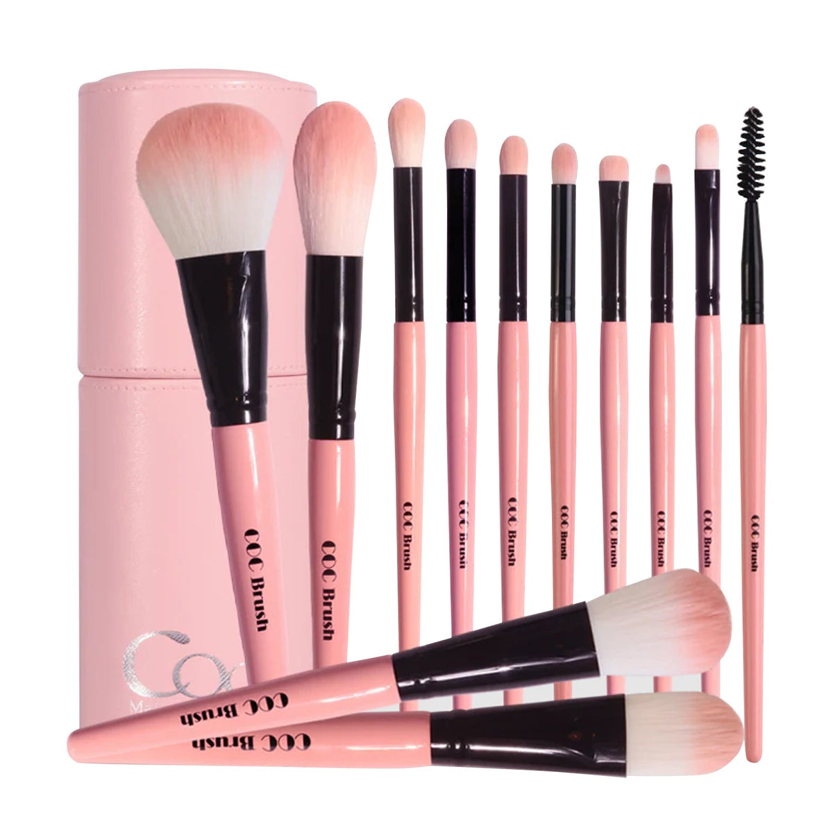 CORINGCO Coringco Cotton Candy Makeup Brush Set 12 PCS - daily care - front bottle shot