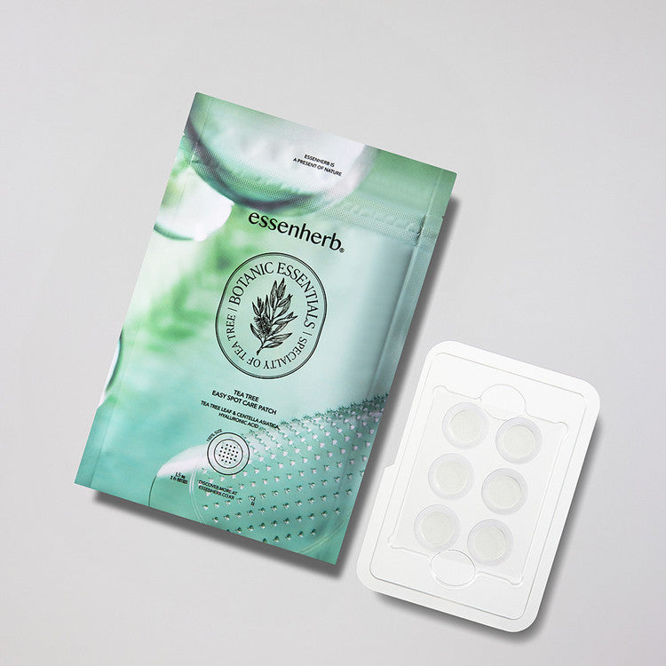 essenherb essenherb Tea Tree Easy Spot Care Patch 1.5mg x 6EA - soothing - front bottle shot