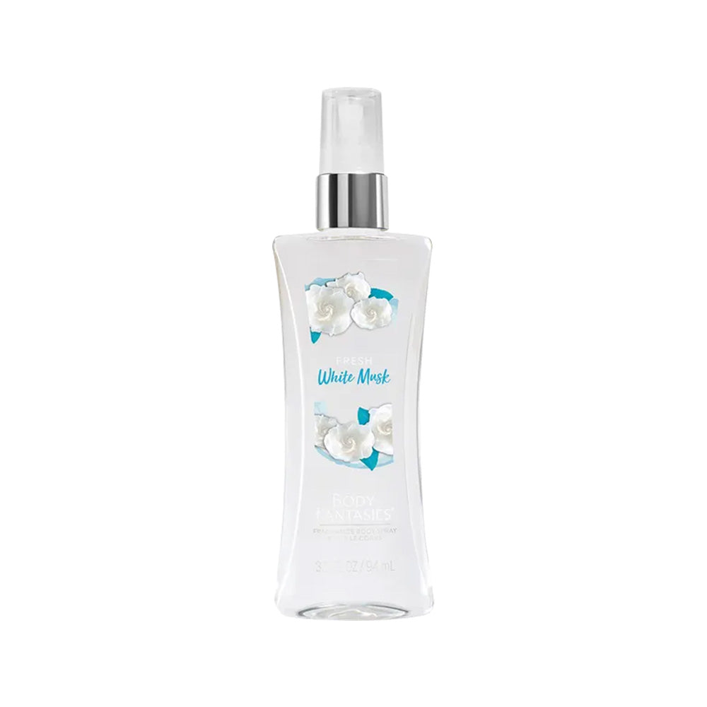 BODY FANTASIES BODY FANTASIES Body Spray Fresh White Musk 94ml - daily care - front bottle shot