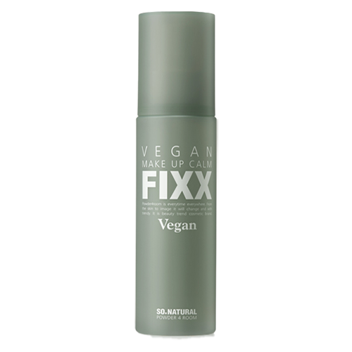so natural SO NATURAL Vegan Make up Calm Fixx 100ml - soothing - front bottle shot