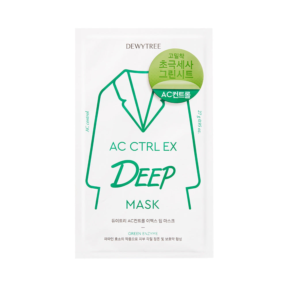 Dewytree Dewytree AC Ctrl Ex Deep Mask 27g*10ea - hydrating - front bottle shot