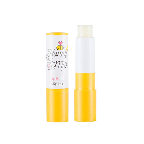 A'PIEU A'PIEU Honey & Milk Lip Balm 3.3g - hydrating - front bottle shot