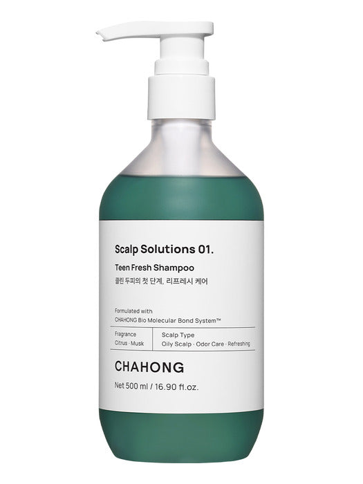 CHAHONG CHAHONG Teen Fresh Shampoo 500 ml - soothing - front bottle shot
