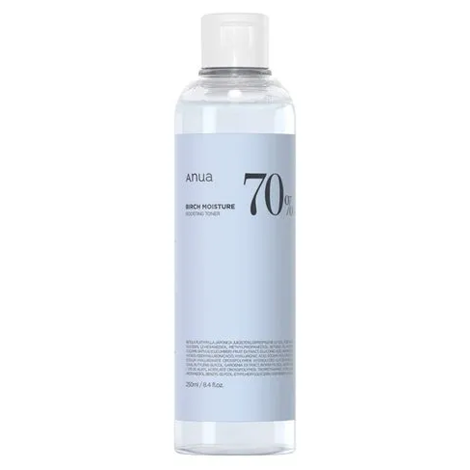 Anua Anua Birch 70 Moisture Boosting Toner 250ml - hydrating - front bottle shot