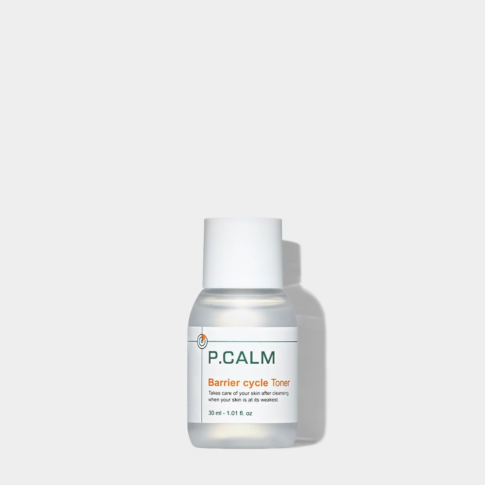 P.CALM P.CALM Barrier Cycle Toner 30ml - soothing - front bottle shot