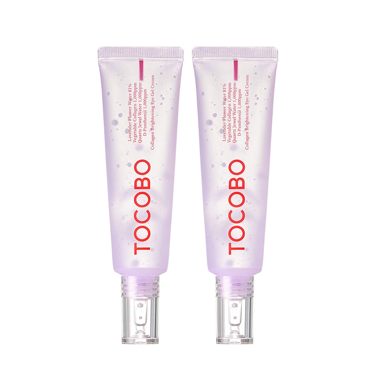 TOCOBO TOCOBO Collagen Brightening Eye Gel Cream 30ml x 2ea - hydrating - front bottle shot